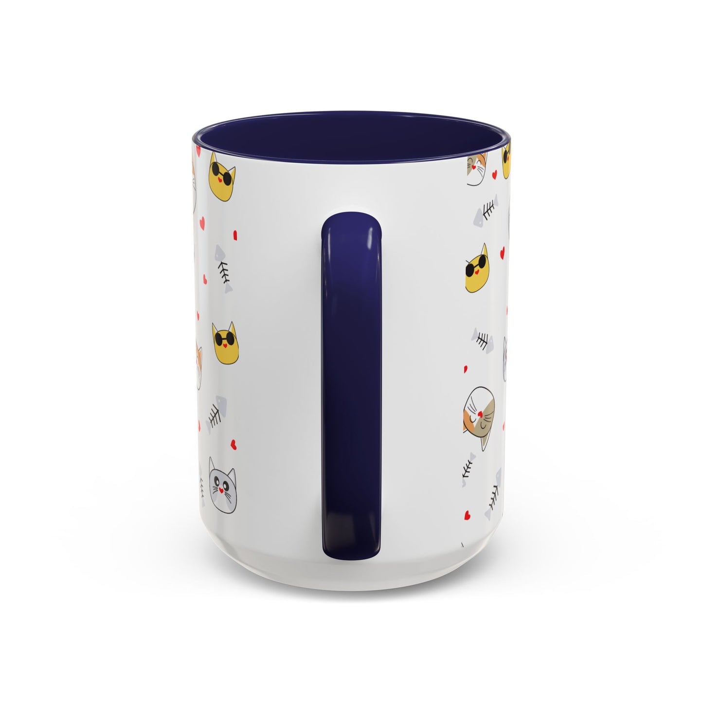 Cute Cat-Themed Accent Coffee Mug for Cat Lovers