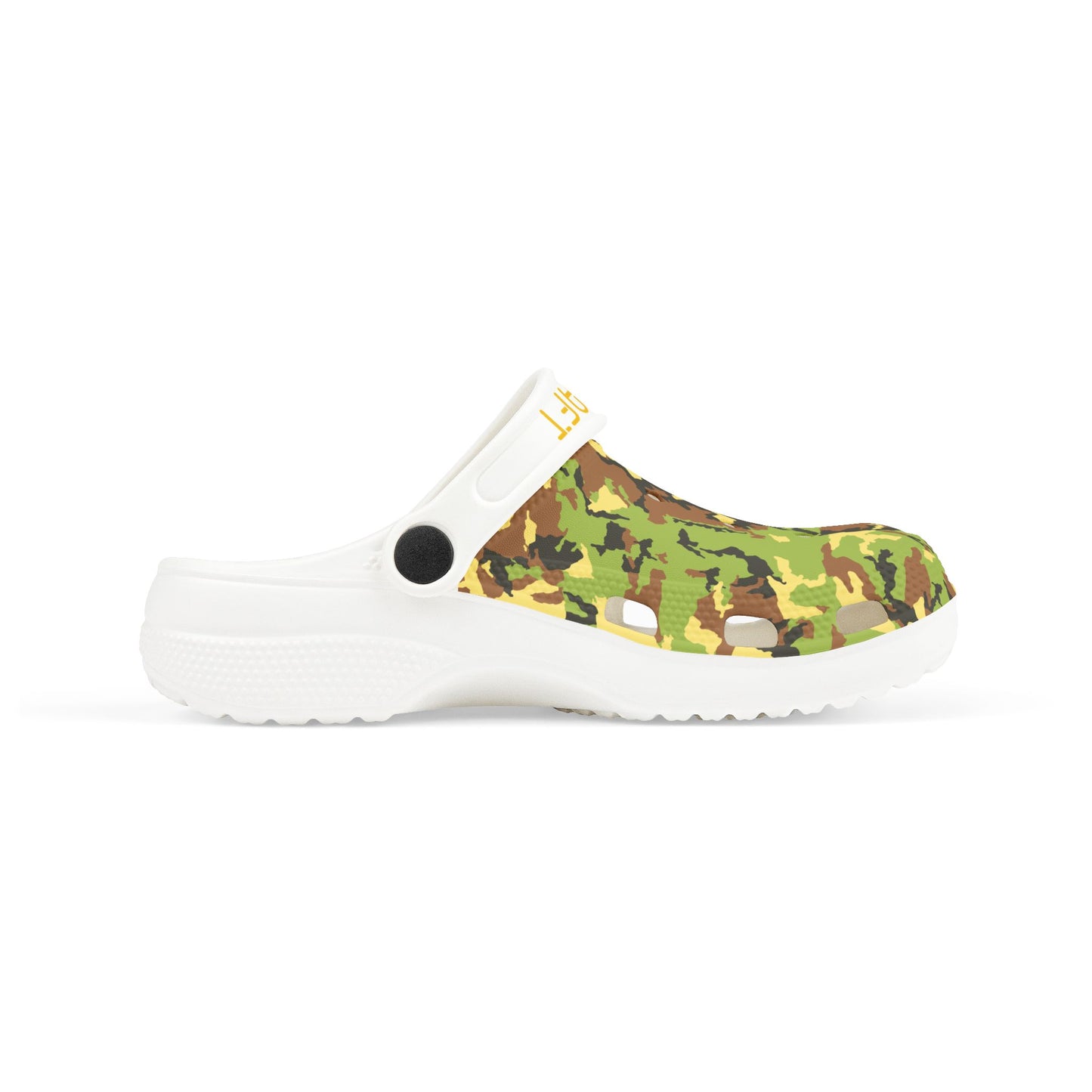 Kids' Camo Pattern Green EVA Clogs – Stylish, Comfy & Adventure-Ready!