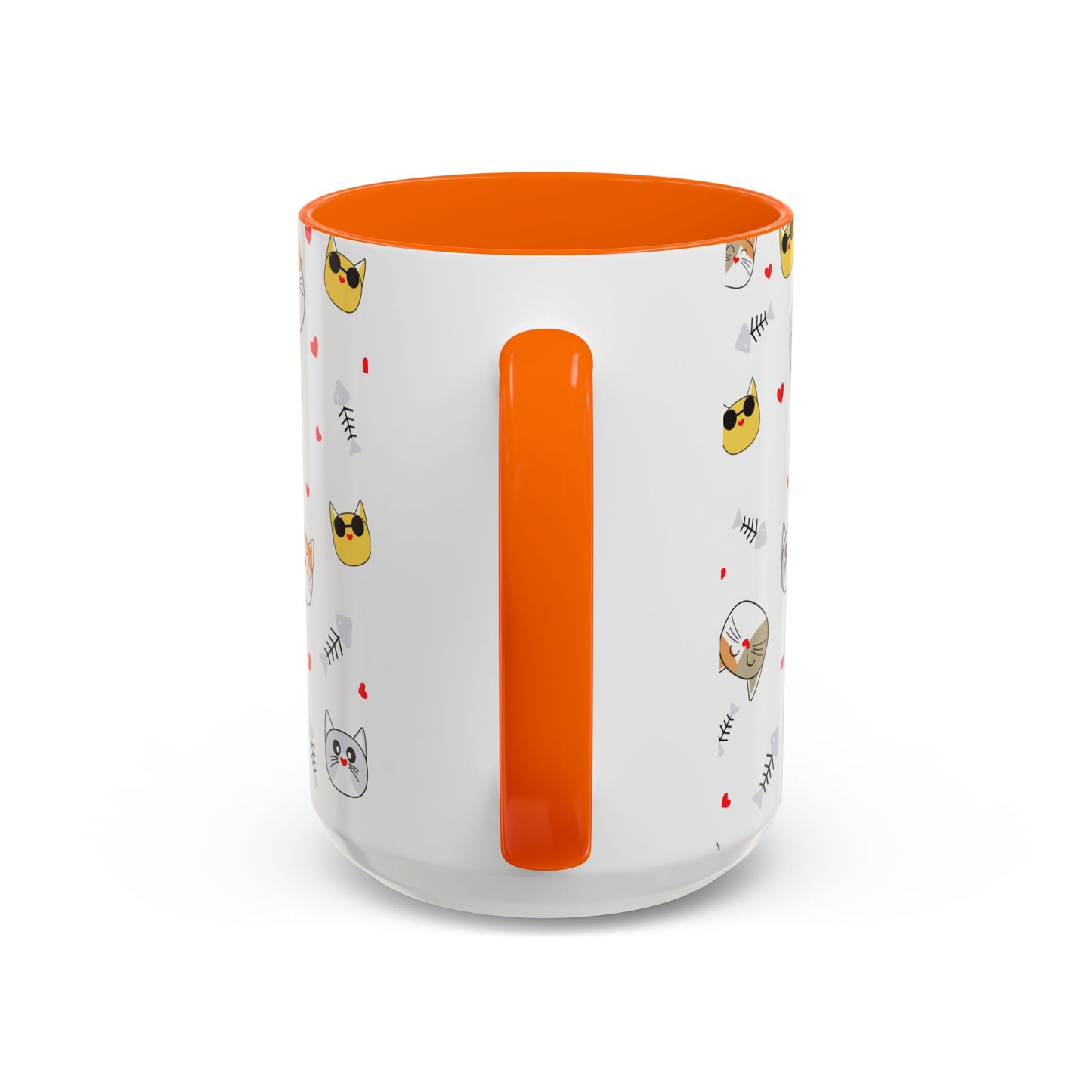 Cute Cat-Themed Accent Coffee Mug for Cat Lovers
