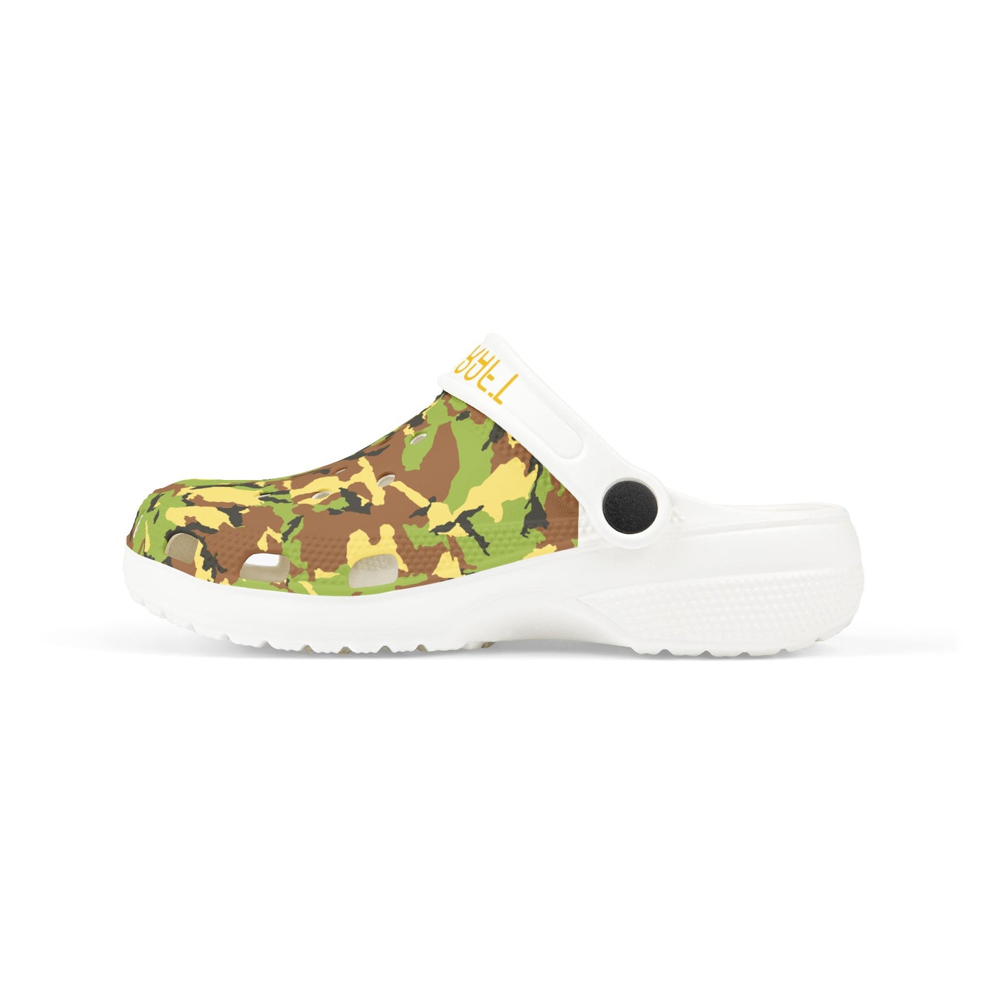 Kids' Camo Pattern Green EVA Clogs – Stylish, Comfy & Adventure-Ready!