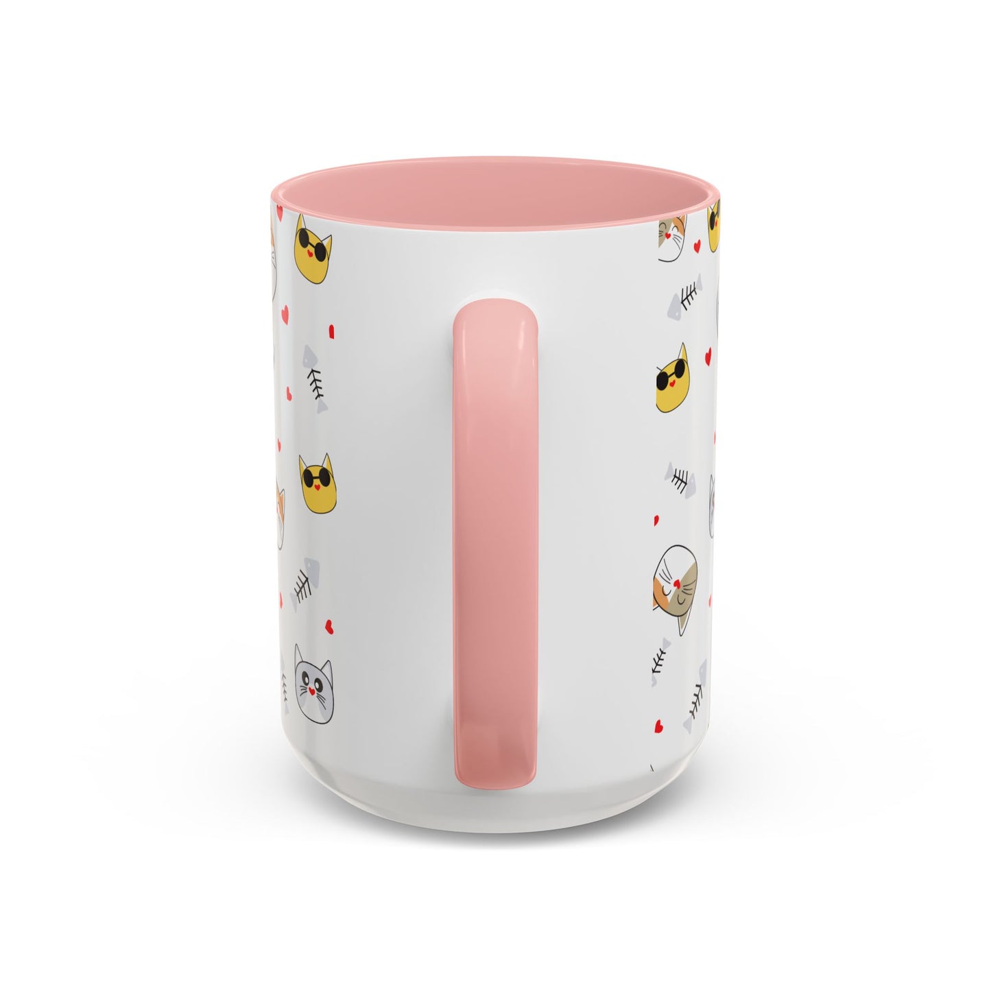 Cute Cat-Themed Accent Coffee Mug for Cat Lovers