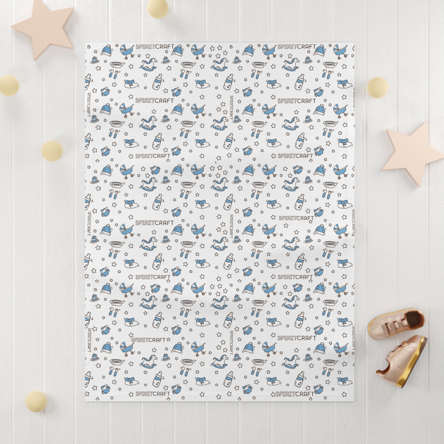 Soft Patterned Cuddle Baby Blanket