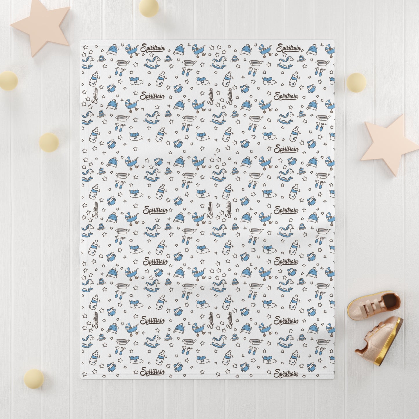 Soft Patterned Cuddle Baby Blanket