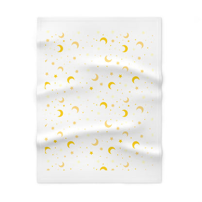 Soft Moon & Star Baby Blanket