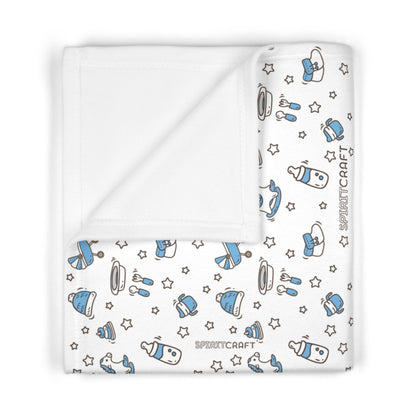 Soft Patterned Cuddle Baby Blanket