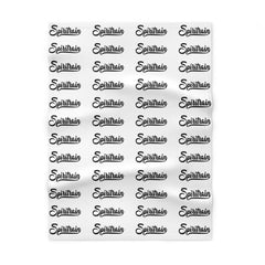 Repeat Black Spiritrain Pattern