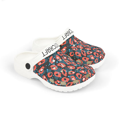 Kids' Fun Pattern EVA Clogs – Trendy, Comfy & Playful Leopard Print Footwear!
