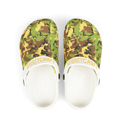 Kids' Camo Pattern Green EVA Clogs – Stylish, Comfy & Adventure-Ready!