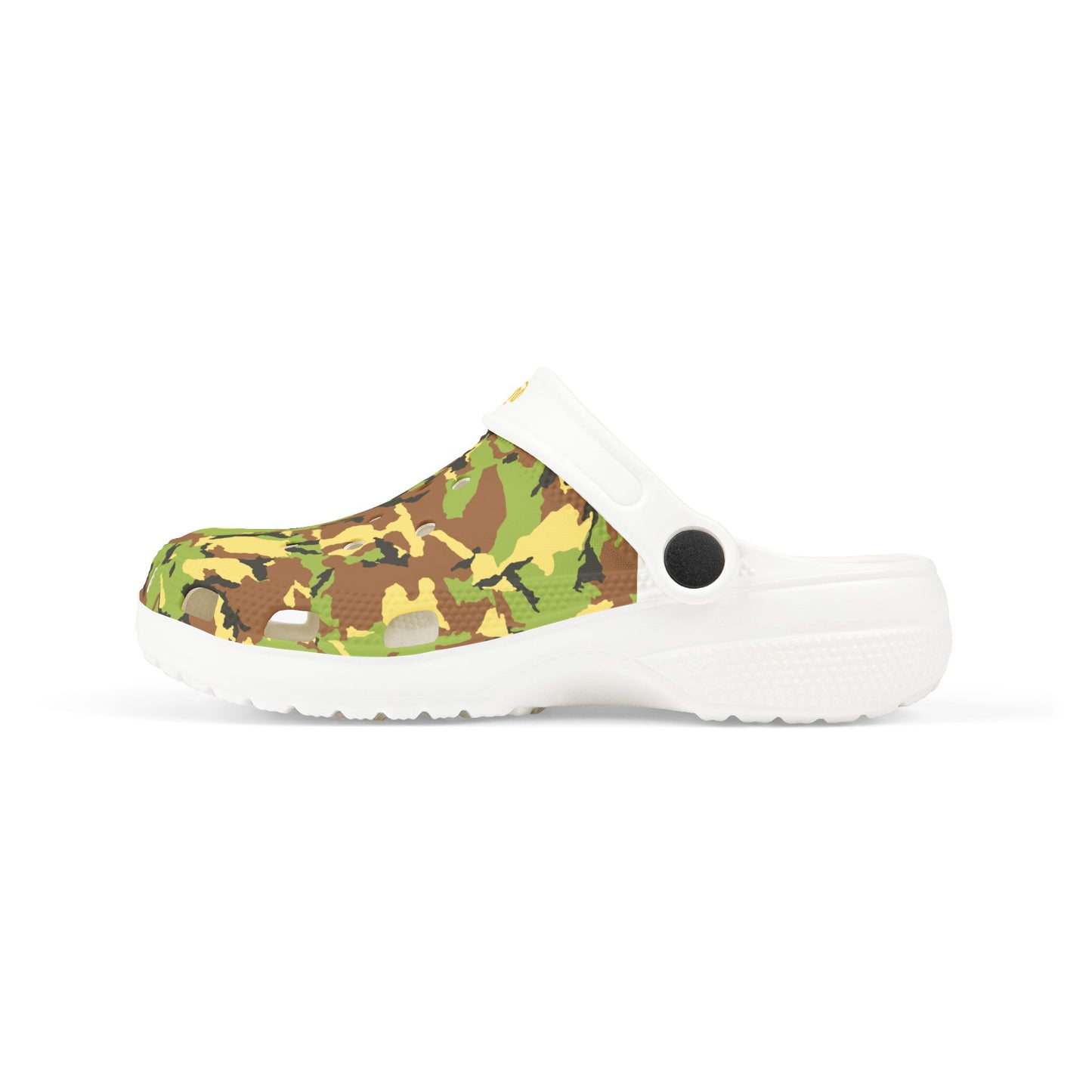 Kids' Camo Pattern Green EVA Clogs – Stylish, Comfy & Adventure-Ready!