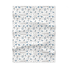 Soft Patterned Cuddle Baby Blanket