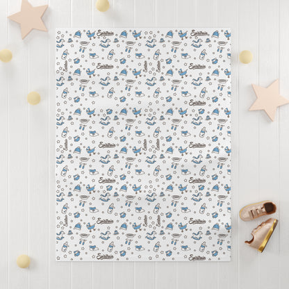 Soft Patterned Cuddle Baby Blanket
