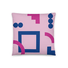 Abstract Shapes Throw Pillow