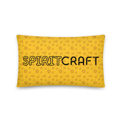 SpiritCraft Pillow with Flower Design