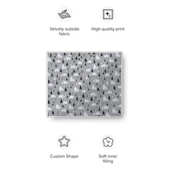 Custom-shaped pillow