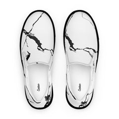 Slip-on canvas Men Marble Pattern