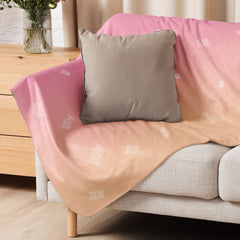 Here Now Pattern Colorful Fleece Blanket
