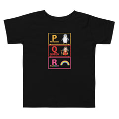 P: PENGUIN Q: QUEEN R: RAINBOW