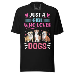 JUSTA GIRL WHO LOVES DOGS
