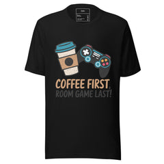 COFFEE FIRST ROOM GAME LAST
