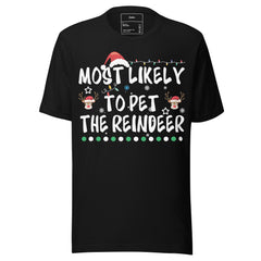 MOST LIKELY TO PET THE REINDEER