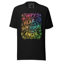 BE SWIFT TO HEAR SLOW TO SPEAK AND SLOW TO ANGER