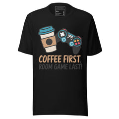COFFEE FIRST ROOM GAME LAST