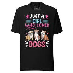 JUSTA GIRL WHO LOVES DOGS