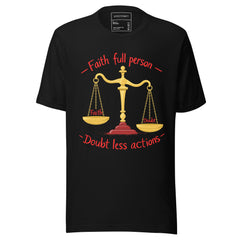 FAITH FULL PERSON DOUBT LESS ACTIONS