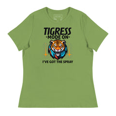 TIGRESS MODE ON I'VE GOT THE SPRAY