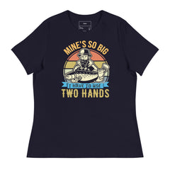 MINE'S IS SO BIG I HAVE TO USE TWO HANDS