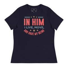 IN HIM I LIVE MOVE AND HAVE MY BEING