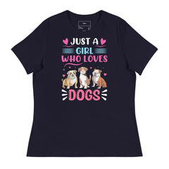 JUSTA GIRL WHO LOVES DOGS