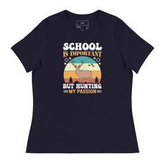 SCHOOL IS IMPORTANT BUT HUNTING MY PASSION