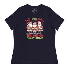 KNOCK, KNOCK, KONOK WHO IS THERE? THREE WISE MEN MERRY XMAS
