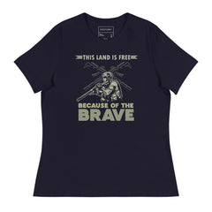 THIS LAND IS FREE BECAUSE OF THE BRAVE