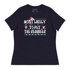 MOST LIKELY TO PET THE REINDEER