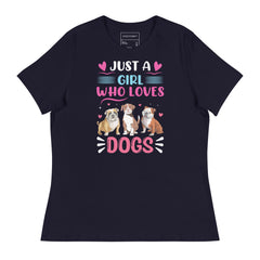 JUSTA GIRL WHO LOVES DOGS