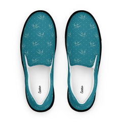 Slip-on canvas Women Bird pattern